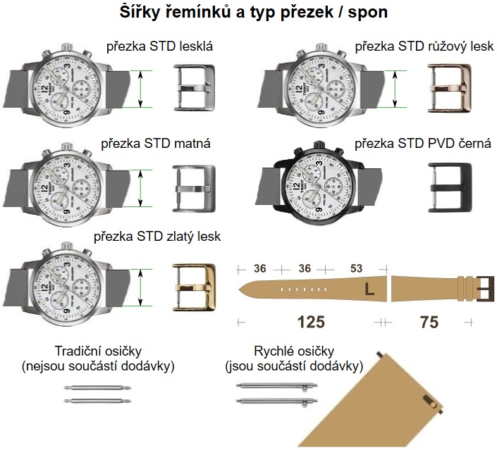 Kožený hnědý řemínek na hodinky - V263 | SHOPE.sk Kožený hnědý řemínek na hodinky - V263 | SHOPE.sk